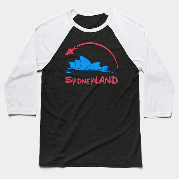 SydneyLAND Baseball T-Shirt by skill dewa